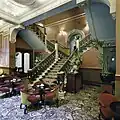 Hotel Des Indes, part of the central hall