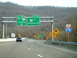 I-176 end at US 422
