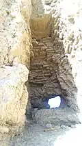 Remains of a room in the northern wall