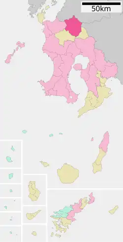 Location of Isa