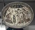 Mina'i bowl dated Muharram 583 (March-April 1187). British Museum.