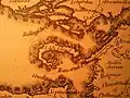 Island Eddy as it appears on Larkin's map of County Galway, 1818.