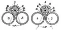Valve and cylinders from above