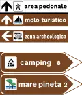 Directions to tourist destinations
