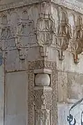 Details of Green Mosque, including stone-carved muqarnas
