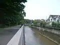Shakujii River flowing along the park's south-east border