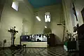 View inside the sacristy