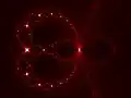 p(z) = z2*Sin(Z) - 1, a=1 (zoom)