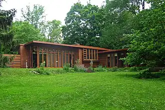 Facade of the Herbert and Katherine Jacobs House