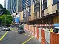 Construction of Pavilion Damansara Heights in 2022.