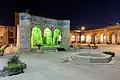 The mosque at night