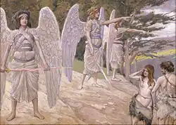 Adam and Eve Driven From Paradise by James Tissot, c. 1896-1902