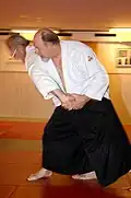 Jan Hermansson performs a throw.