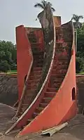 East tower of Samrat Yantra