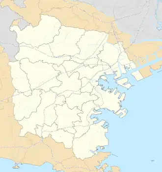 Azamino Station is located in Yokohama