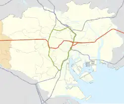 Akasaka-mitsuke Station is located in Tokyo wards area