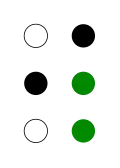 ⠺