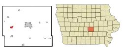Location of Colfax, Iowa