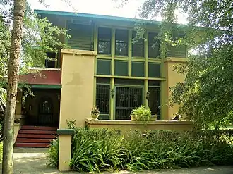 Henry John Klutho House, a Prairie style home in Springfield.