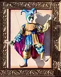 Jester on carnival float
