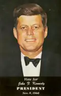 1960 presidential campaign postcard
