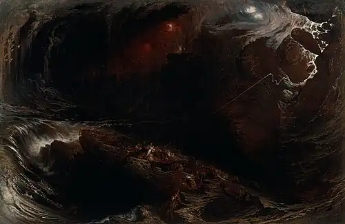 The Deluge (1834). Oil on canvas, 168.3 x 258.4&nbsp;cm. Yale Center for British Art, New Haven, Connecticut