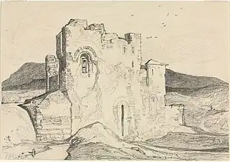 Normandy scene by Cotman