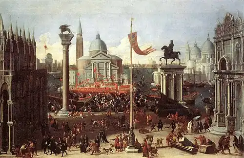 Imaginary Scene with Venetian Buildings, c. 1670–75