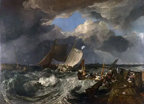 J. M. W. Turner. Calais Pier, 1803