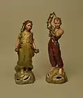 Joy Thompson spring and autumn figurines.