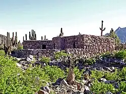 The pre-Inca fortification Pucará de Tilcara, Jujuy Province