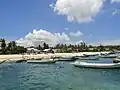 View of Jungut Batu Beach from the north side