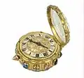 Gold pocket watch, Balthasar de Paep, around 1600 (K-0458)