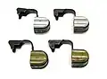 Kar. 31 and Kar. 11 muzzle caps for protecting the muzzle.