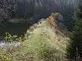 The dam of the Klein Clausthal Pond