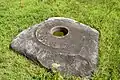 Pagoda center stone