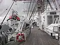 Kaiwo Maru deck looking forward