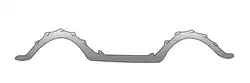 Karasuk culture bronze rein holders (1500-500 BCE)
