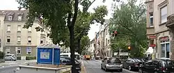 Narrow crossing of Karlsruhe