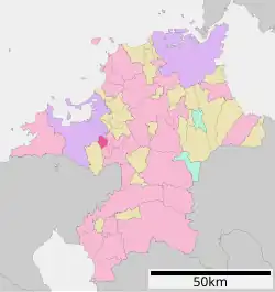 Location of Kasuga