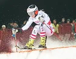 Katharina Truppe in Hammarbybacken World Cup 2018