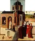 The Kempen Altar, back of the wings
