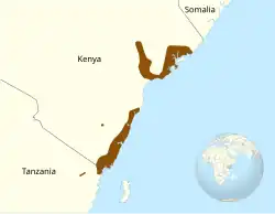 Map of range