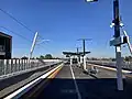 Southbound view from Platform 1, June 2024