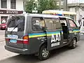 Kia Pregio police van