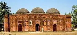 Façade of the mosque