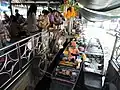 Pork satay boat hawker at Taling Chan floating market