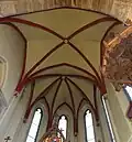 Vault of the ending of the presbytery