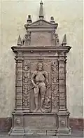 Gravestone Johann Klauer zu Wohra at Kloster Haina