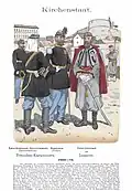 Papal Zouaves (individuals in grey)